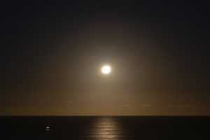 moon rise with boat-5450-2